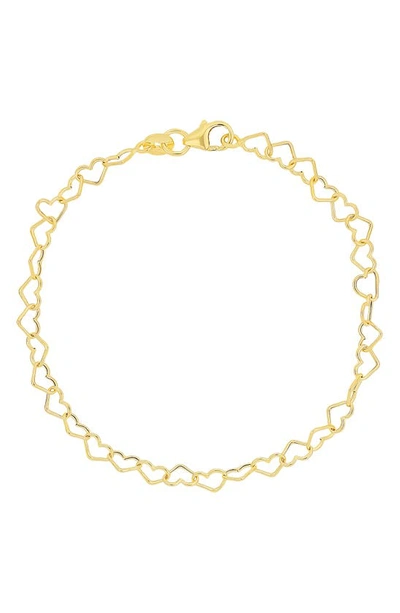 Bony Levy Blg 14k Gold Heart Chain Bracelet In 14k Yellow Gold
