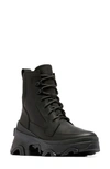 Sorel Brex™ Lace-up Waterproof Bootie In Black/ Jet