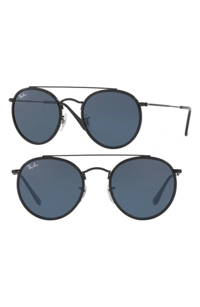 Ray Ban 51mm Aviator Sunglasses In Black