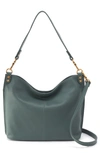 Hobo Pier Leather Tote In Sage Leaf
