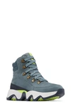 Sorel Kinetic Impact Conquest Waterproof Sneaker Bootie In Mercury/india Ink