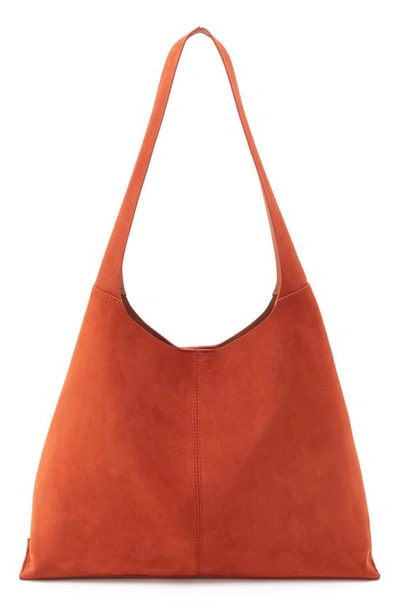 Hobo Large Joni Leather Shoulder Bag In Cognac