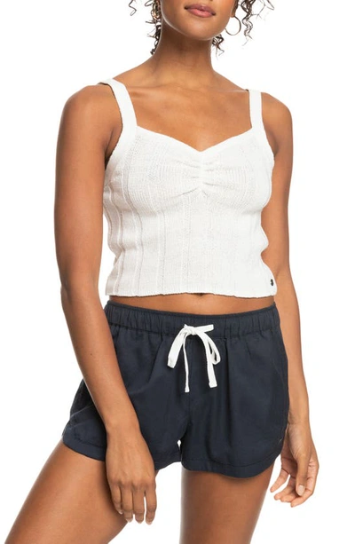 Roxy Island Beauty Rib Sweater Camisole In Tapioca