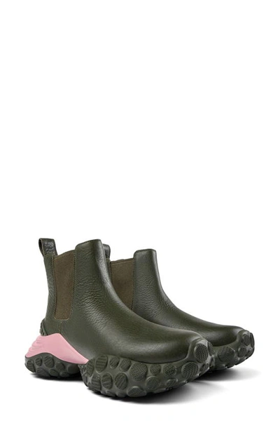 Camper Pelotas Mars Chelsea Boot In Green