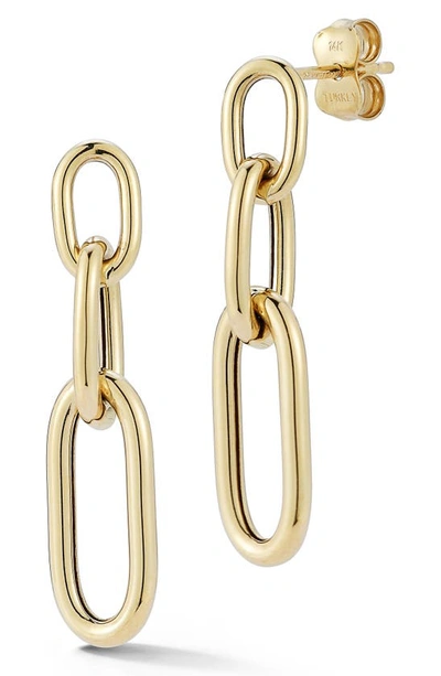 Ember Fine Jewelry Link Drop Earrings In Gold
