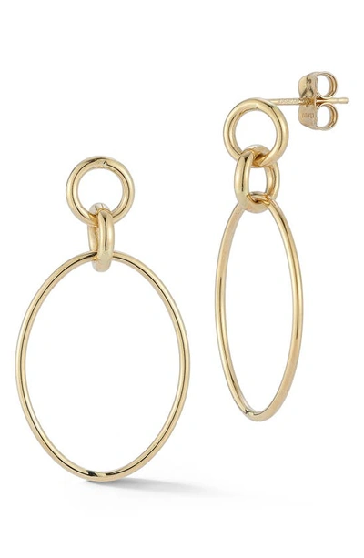 Ember Fine Jewelry Oval Drop Earrings In Gold