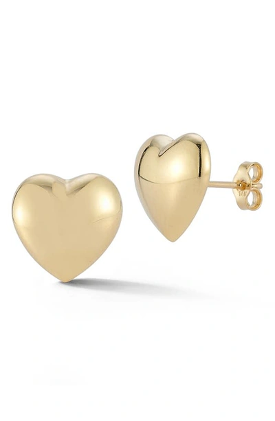 Ember Fine Jewelry Heart Stud Earrings In Gold