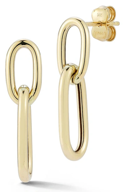 Ember Fine Jewelry Link Drop Earrings In Gold