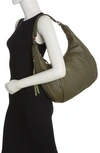 Aimee Kestenberg Corfu Pleated Hobo Bag In Olive