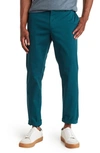 14th & Union The Wallin Stretch Twill Trim Fit Chino Pants In Teal Deep
