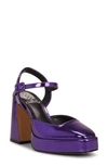 Vince Camuto Martich Ankle Strap Platform Pump In Party Purple