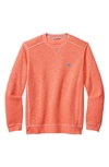 Tommy Bahama Tobago Bay Crewneck Pullover In Ember Red