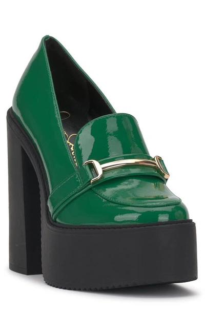 Jessica Simpson Himinka Platform Pump In Green