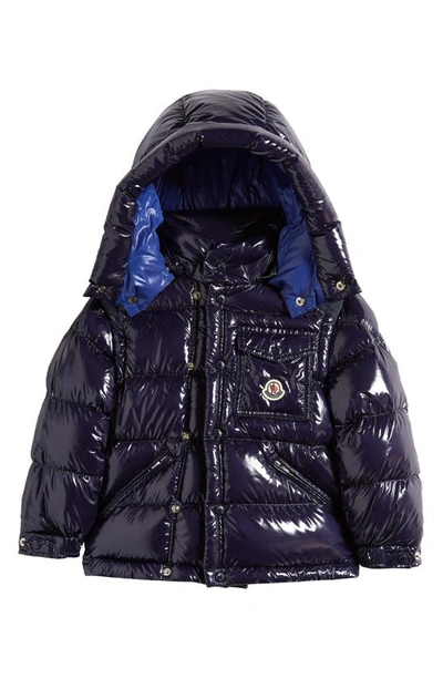 Moncler Kids' Karakorum Ripstop Enfant Down Convertible Jacket In