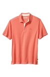 Tommy Bahama Paradiso Cove Stripe Polo In Ember Red