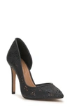 Jessica Simpson Prizma 8 Half D'orsay Pump In Black
