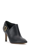 Vince Camuto Kreitha Pointed Toe Bootie In Black Leather/black Suede