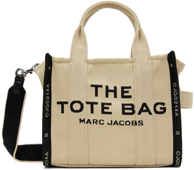 Marc Jacobs Small The Jacquard Tote Bag In Warm Sand (beige)