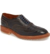 Allen Edmonds Mctavish Lugged Wingtip In Black Leather