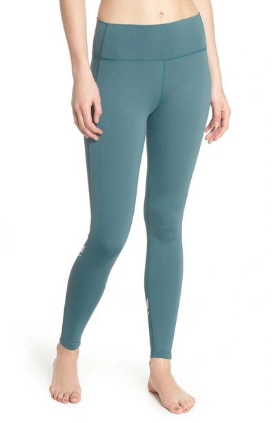 Splits59 Horizon Ankle Leggings In Blue Surf/ Off White