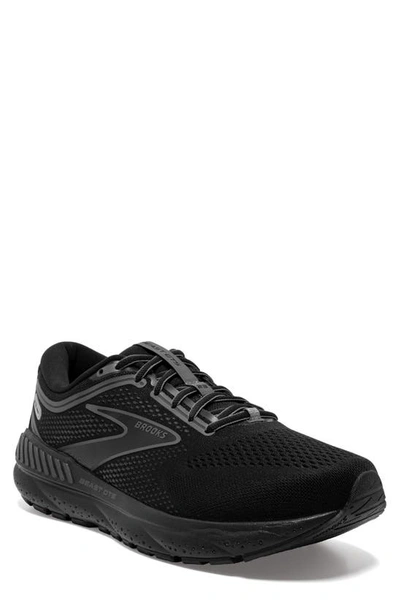 Brooks Beast Gts 23 Running Shoe In Black/ Gunmetal