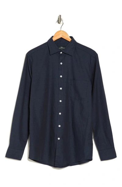 Rodd & Gunn Martinborough Long Sleeve Cotton Button-up Shirt In Indigo