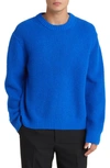 Wax London Wilde Crew Neck Sweater In Blue