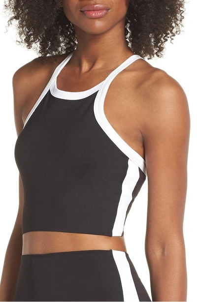 Splits59 Lincoln Bralette Sports Bra In Black/ Off White