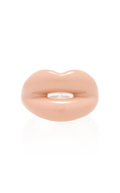 Hot Lips By Solange Nude Hotlips Ring In Pink