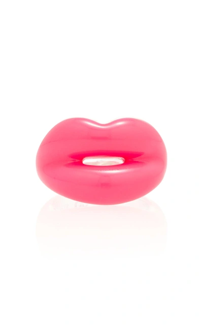 Hot Lips By Solange Neon Pink Hotlips Ring
