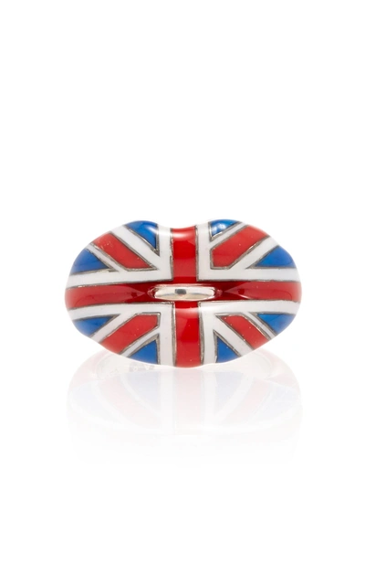 Hot Lips By Solange Union Jack Hotlips Ring In Multi