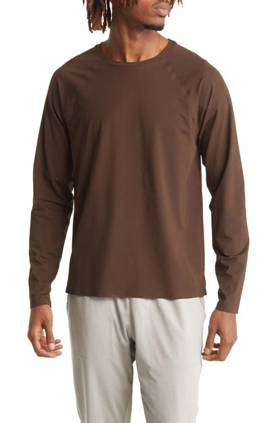 Alo Yoga T-shirt In Brown