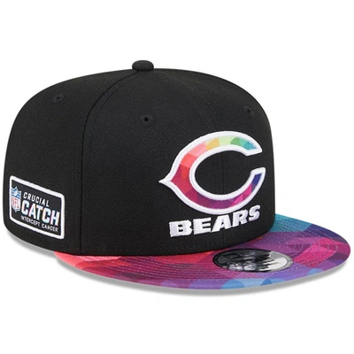 New Era Black Chicago Bears 2023 Nfl Crucial Catch 9fifty Snapback Hat