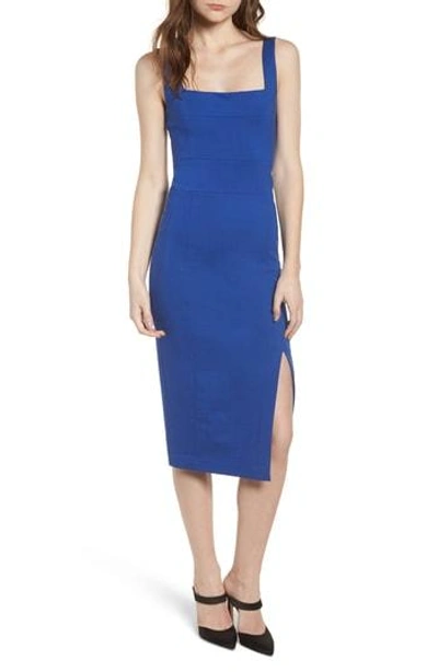 Elliatt Olivia Sheath Dress In Cobalt