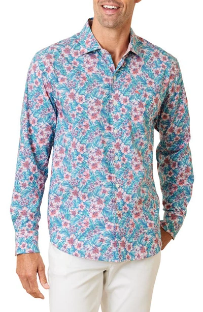 Tommy Bahama Sarasota Stretch Islandzone® Rubia Gardens Button-up Shirt In Spring Bouquet