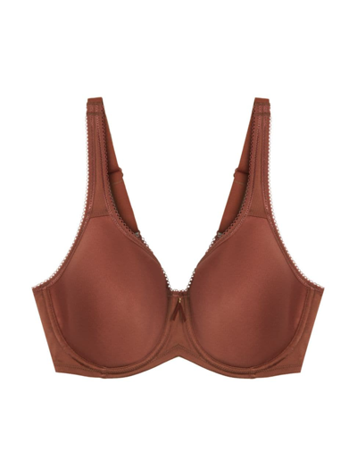 Wacoal Basic Beauty Full-figure Spacer Underwire T-shirt Bra In Henna