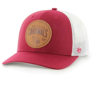 47 ' Cardinal Arizona Cardinals Leather Head Flex Hat
