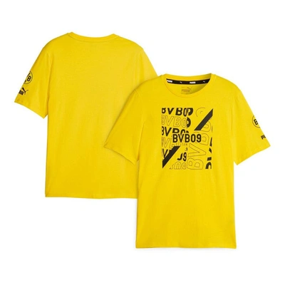 Puma Yellow Borussia Dortmund Ftblcore Graphic T-shirt