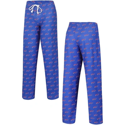 Concepts Sport Royal Buffalo Bills Gauge Allover Print Sleep Pants