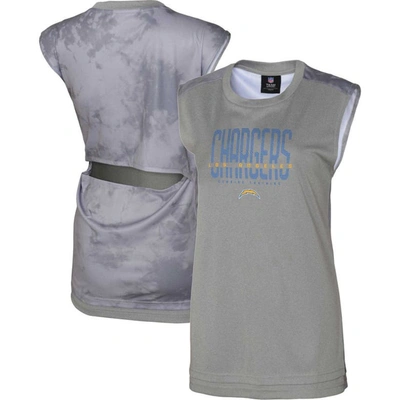 Outerstuff Gray Los Angeles Chargers No Sweat Tank Top