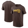 Nike Brown San Diego Padres Local Team Skyline T-shirt