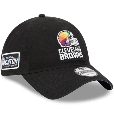 New Era Black Cleveland Browns 2023 Nfl Crucial Catch 9twenty Adjustable Hat