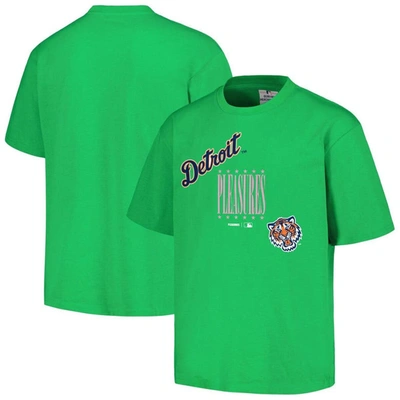 Pleasures Green Detroit Tigers Repurpose T-shirt