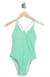Vyb Eye Candy Rib One-piece Swimsuit In Mnt