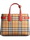 Bright Red/Vintage Check