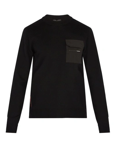 トップス PRADA nylon wool ds knit black 8077602_3?w=400