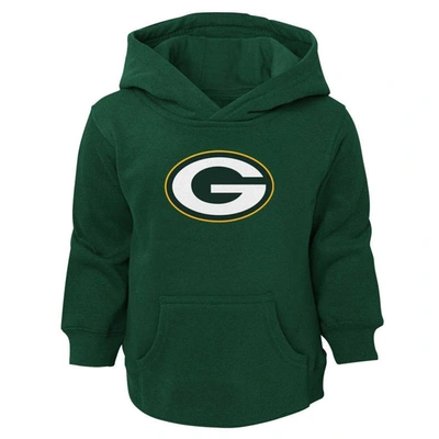 Outerstuff Kids' Toddler Green Green Bay Packers Logo Pullover Hoodie