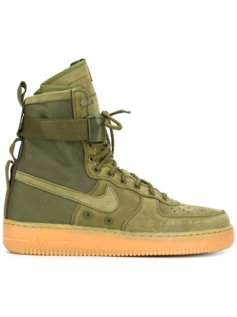 Nike Special Field Air Force 1 Sneakers In Green Modesens