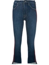 Mother Slim Cropped Jeans