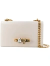 Alexander Mcqueen Knuckle Shoulder Bag In White